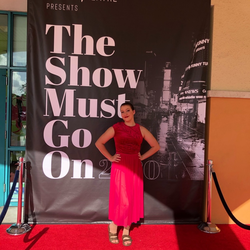 Weissman Lyrical Dance Costume -Red - image 1